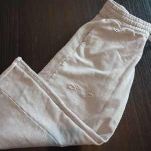 Aerie Skater Wide Leg Pant - Heather Gray Medium